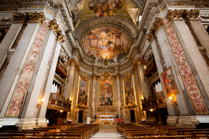  Saint Ignatius of Loyola Kirche at Campus Martius in Rom Italien