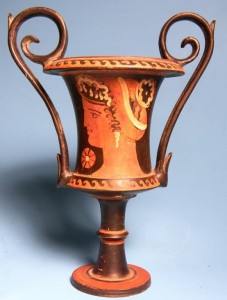 Apulian Greek Red-Figure Kantharos